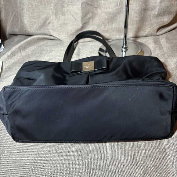 Kate Spade New York Ruby Nylon Leather Trimmed Tote w/Bow on front - Picture 6 of 14